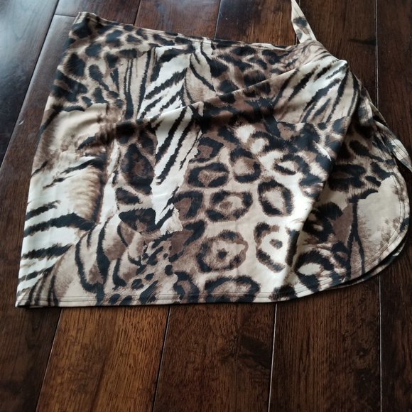 VICTORIA'S SECRET Animal Print Bathing Suit Sarong - Picture 1 of 5